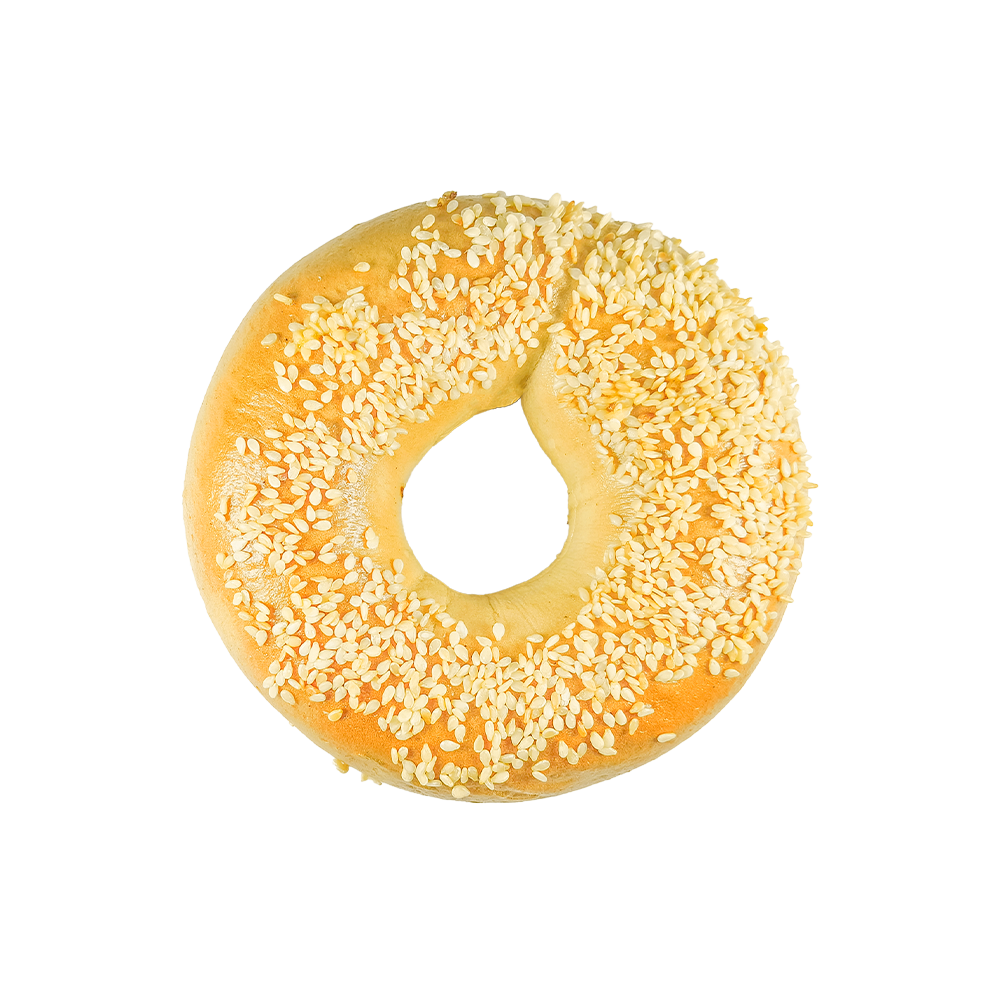 Foinse Cruithneachta Ardchaighdeáin Sesame Bagel Saillte Foinse Cruithneachta Ardchaighdeáin Sesame Bagel Saillte
