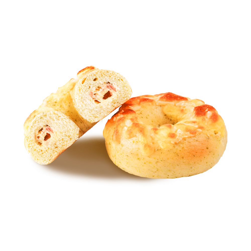 Bagel Bagún Prátaí Órga Agus Crispy Bagel Bagún Prátaí Órga Agus Crispy